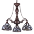 CHLOE Lighting PRISMA Tiffany-style 3 Light Mini Chandelier