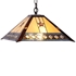 CHLOE Lighting TRISTAN Tiffany-style 2 Light Mission Hanging Pendant Fixture 