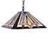 CHLOE Lighting DENTON Tiffany-style 2 Light Mission Hanging Pendant Fixture