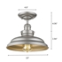 Picture of CH2D001SP10-SF1 Semi Flush Ceiling Fixture