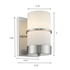 Picture of CH2R001BN04-WS1 Wall Sconce