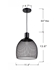 Picture of CH8D544BK11-DP1 Mini Pendant