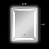 Picture of CH9M017BL32-VRT LED Mirror