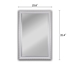 Picture of CH8M022WS35-VRT Wall Mirror