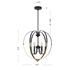 Picture of CH6S802BG20-UP6 Inverted Pendant