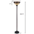 Picture of CH3T353BV14-TF1 Torchiere Floor Lamp