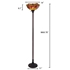 Picture of CH3T471RD14-TF1 Torchiere Floor Lamp