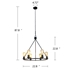 Picture of CH6D805BK22-UP6 Inverted Pendant