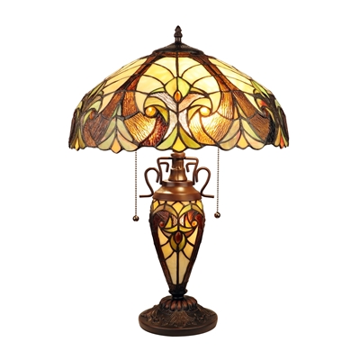 Picture of CH16780VI16-DT3 Double Lit Table Lamp