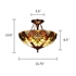 Picture of CH18780VI16-UF2 Semi-flush Ceiling Fixture