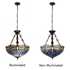 Picture of CH3T524BD18-UP3 Inverted Pendant